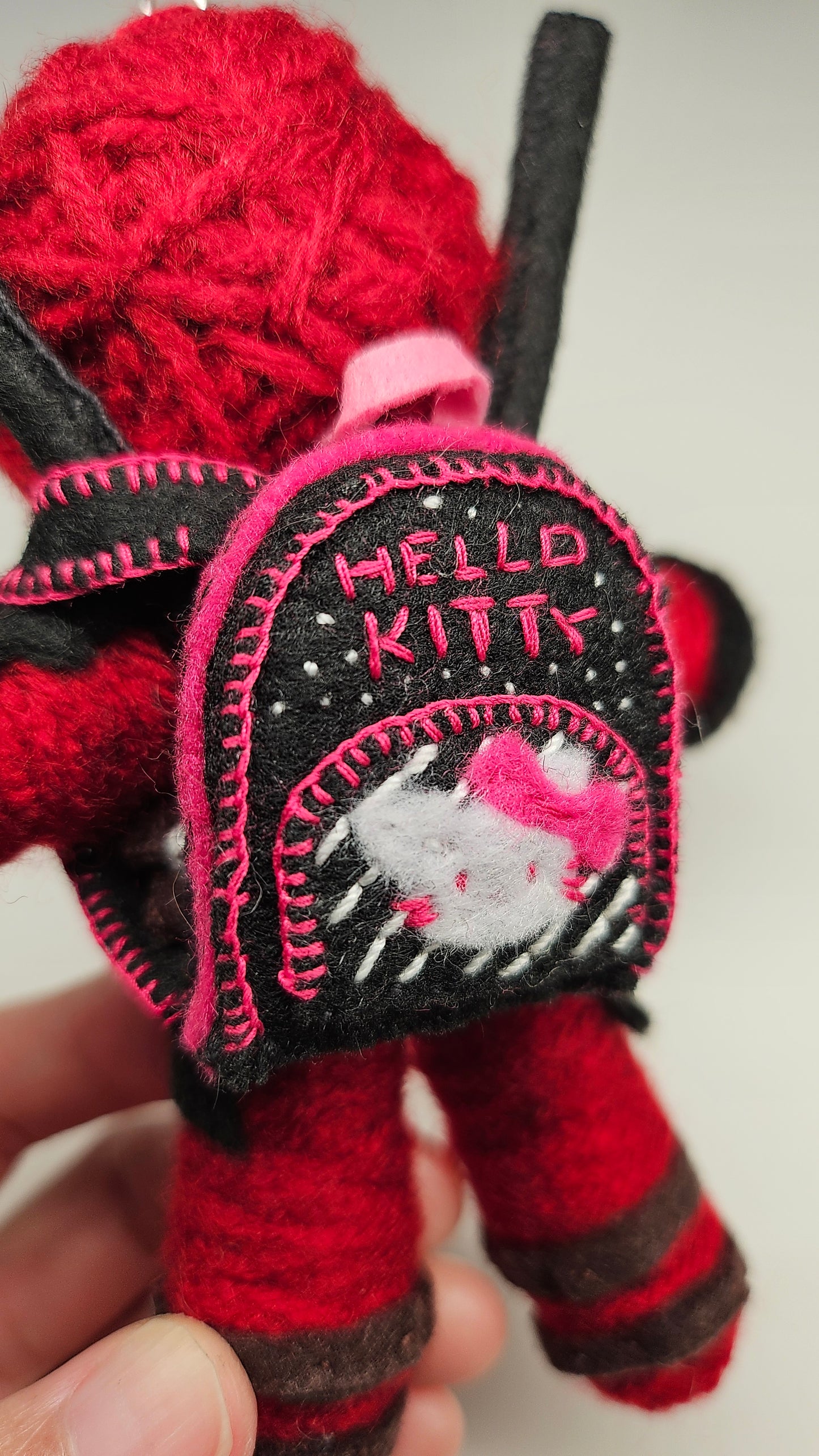 Deadpool Yarn Doll