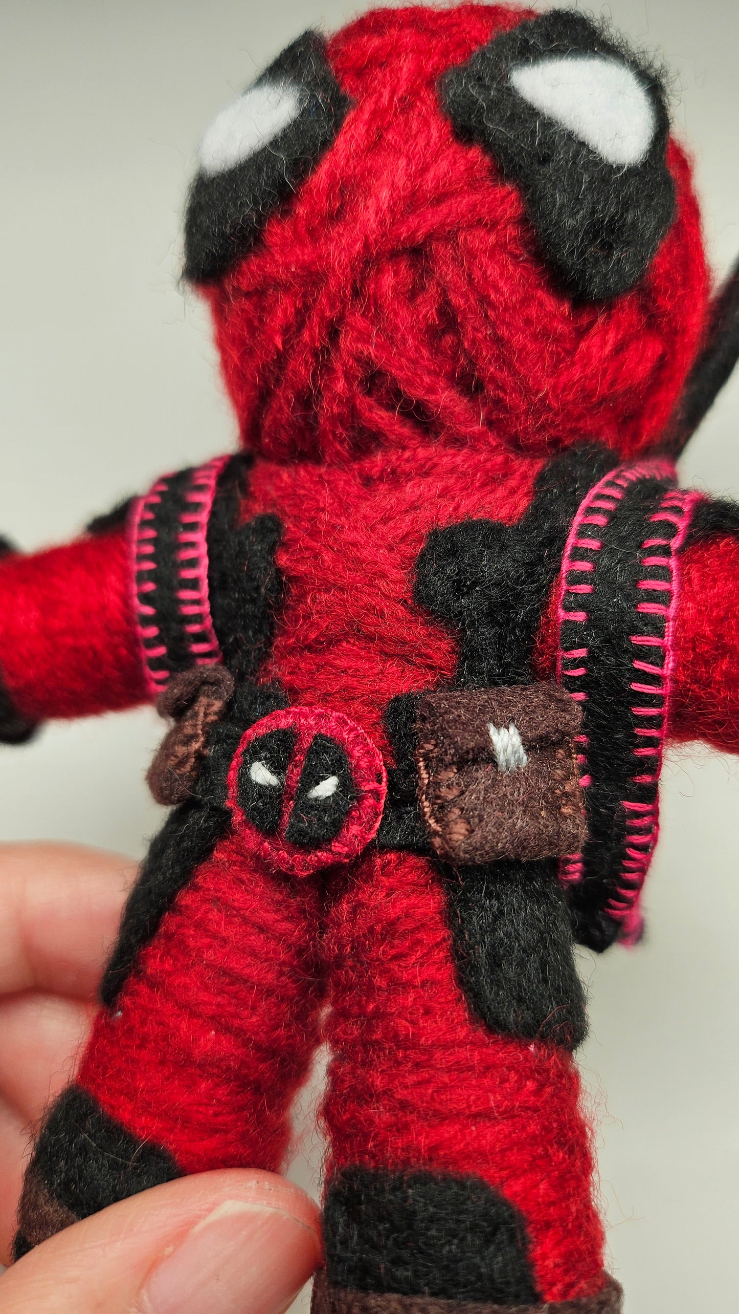 Deadpool Yarn Doll