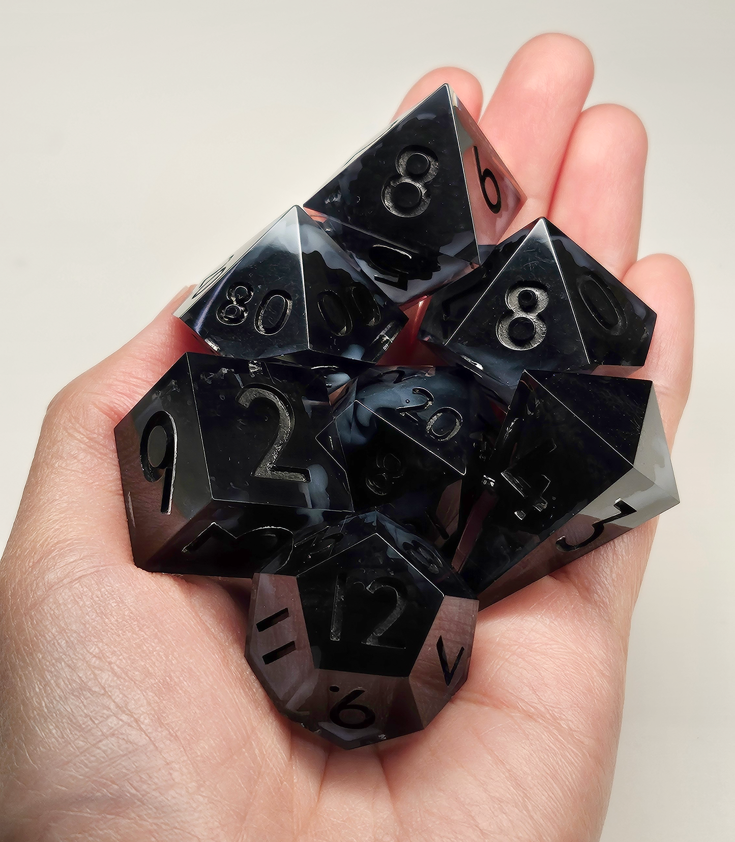 Caliginous Thalrion Dragon Set - Large 7-piece set