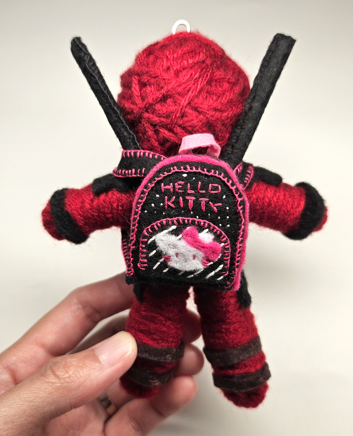 Deadpool Yarn Doll