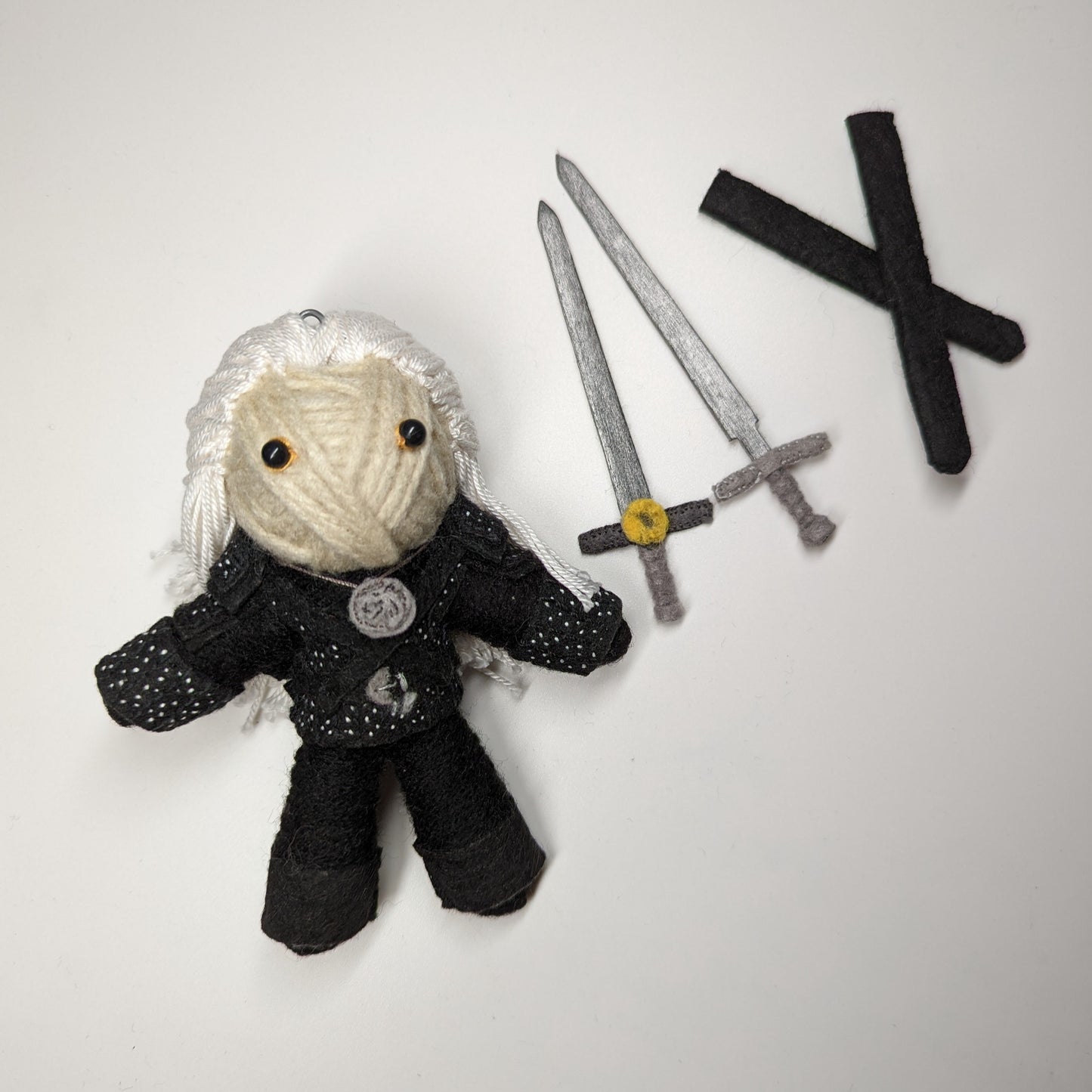 Witcher Yarn Doll