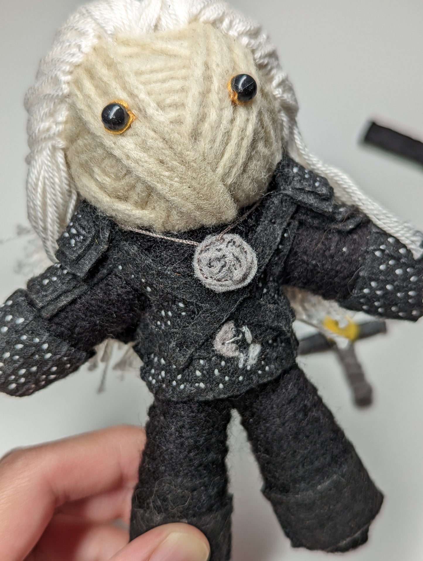 Witcher Yarn Doll