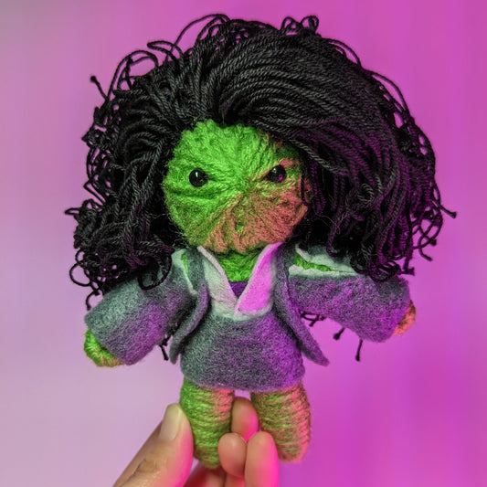 She-Hulk Yarn Doll